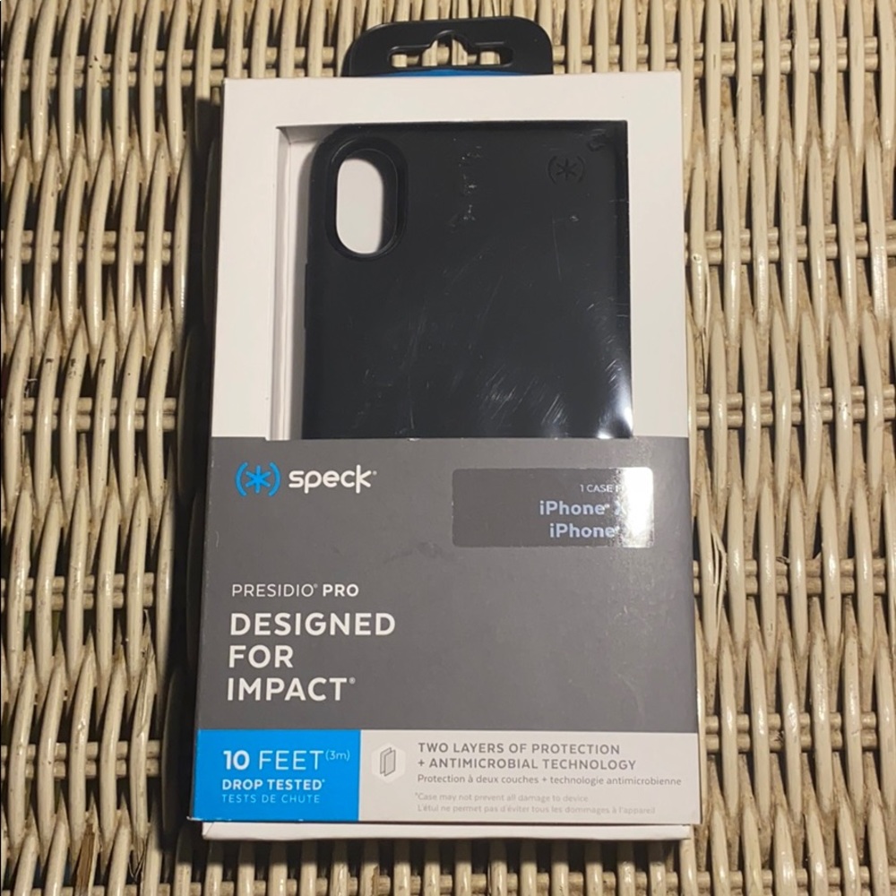 NWT black speck iPhone X, Xs case
